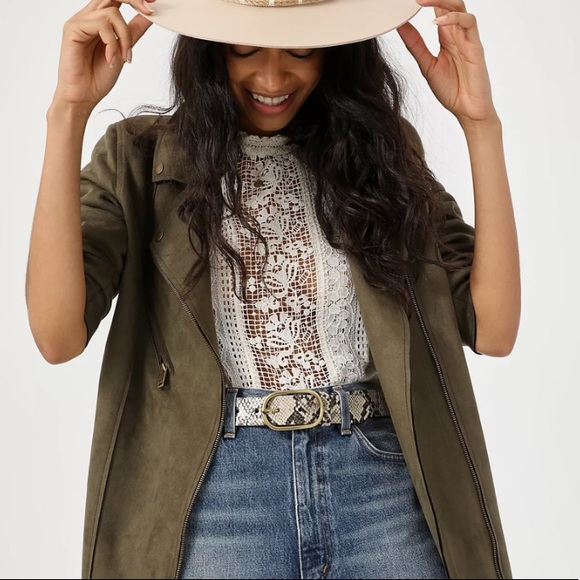 SOLD💥Anthropologie Ripley Sueded Moto Jacket⭐️NWT - Picture 3 of 13